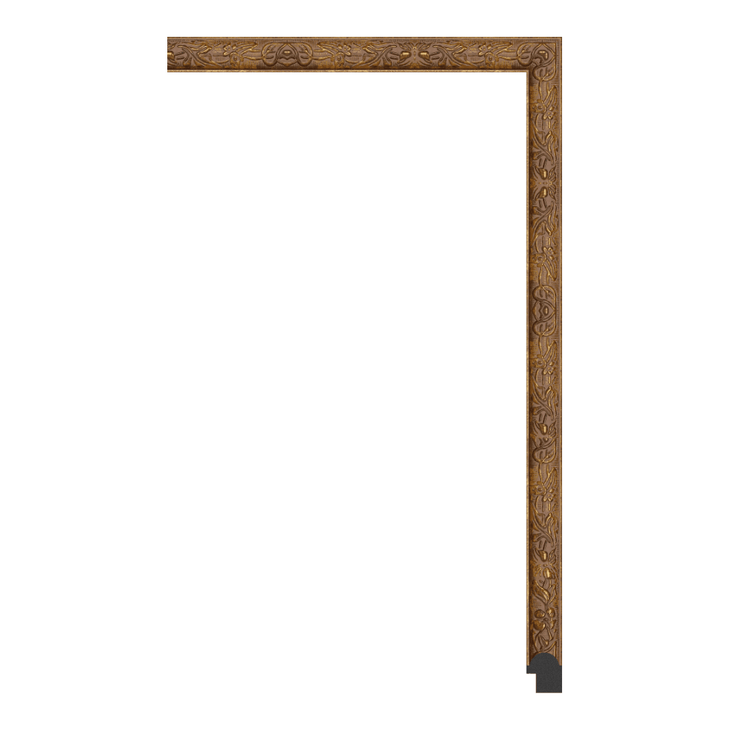 P8408-ZB-056 — 2.05cm Gold PS Bilderrahmenleiste