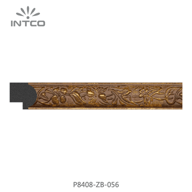 P8408-ZB-056 — 2.05cm Gold PS Bilderrahmenleiste