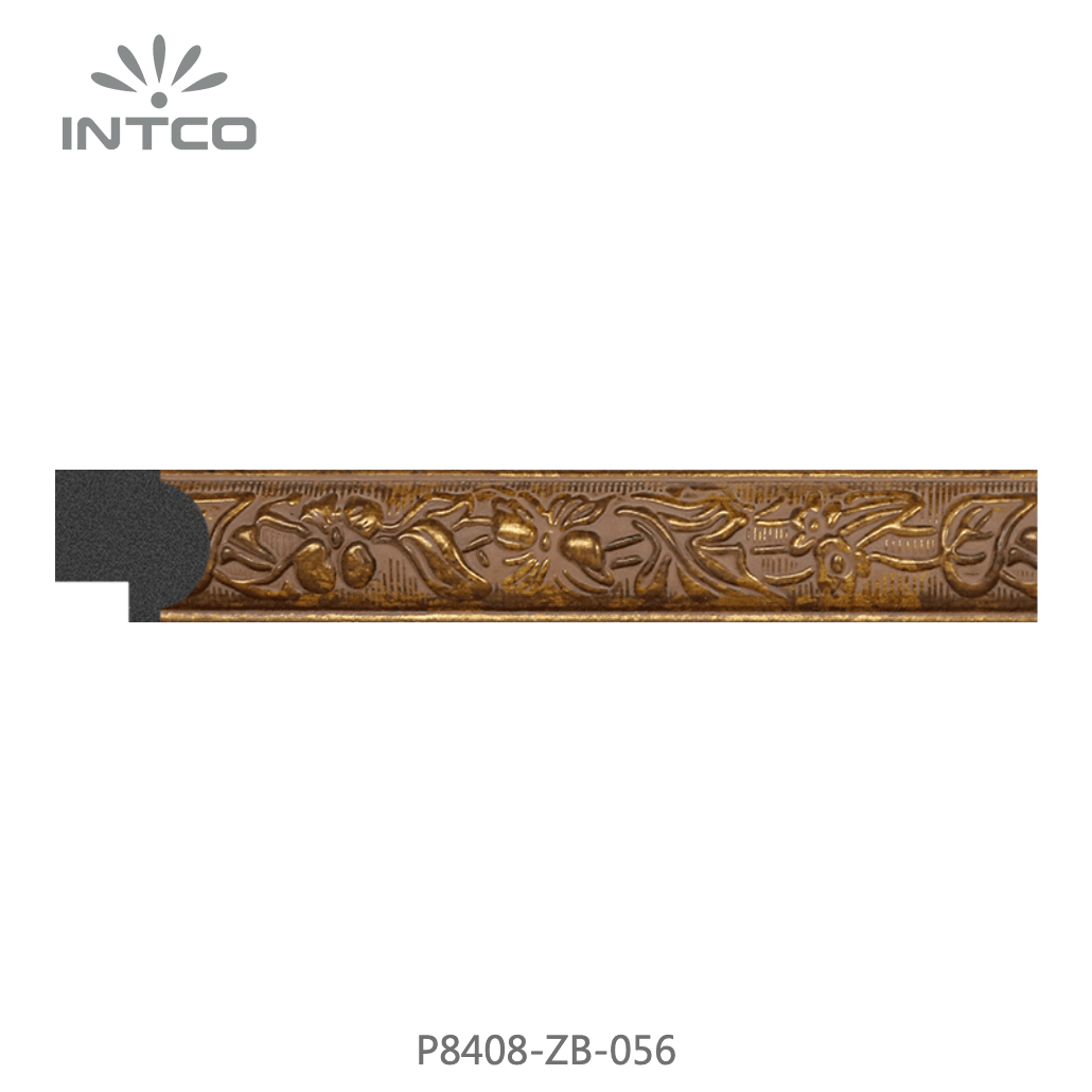 P8408-ZB-056 — 2.05cm Gold PS Bilderrahmenleiste