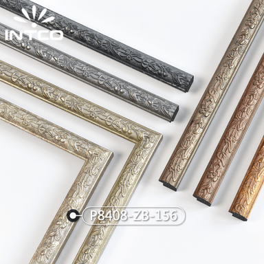 P8408-ZB-156 — 2.05cm Silber PS Bilderrahmenleiste
