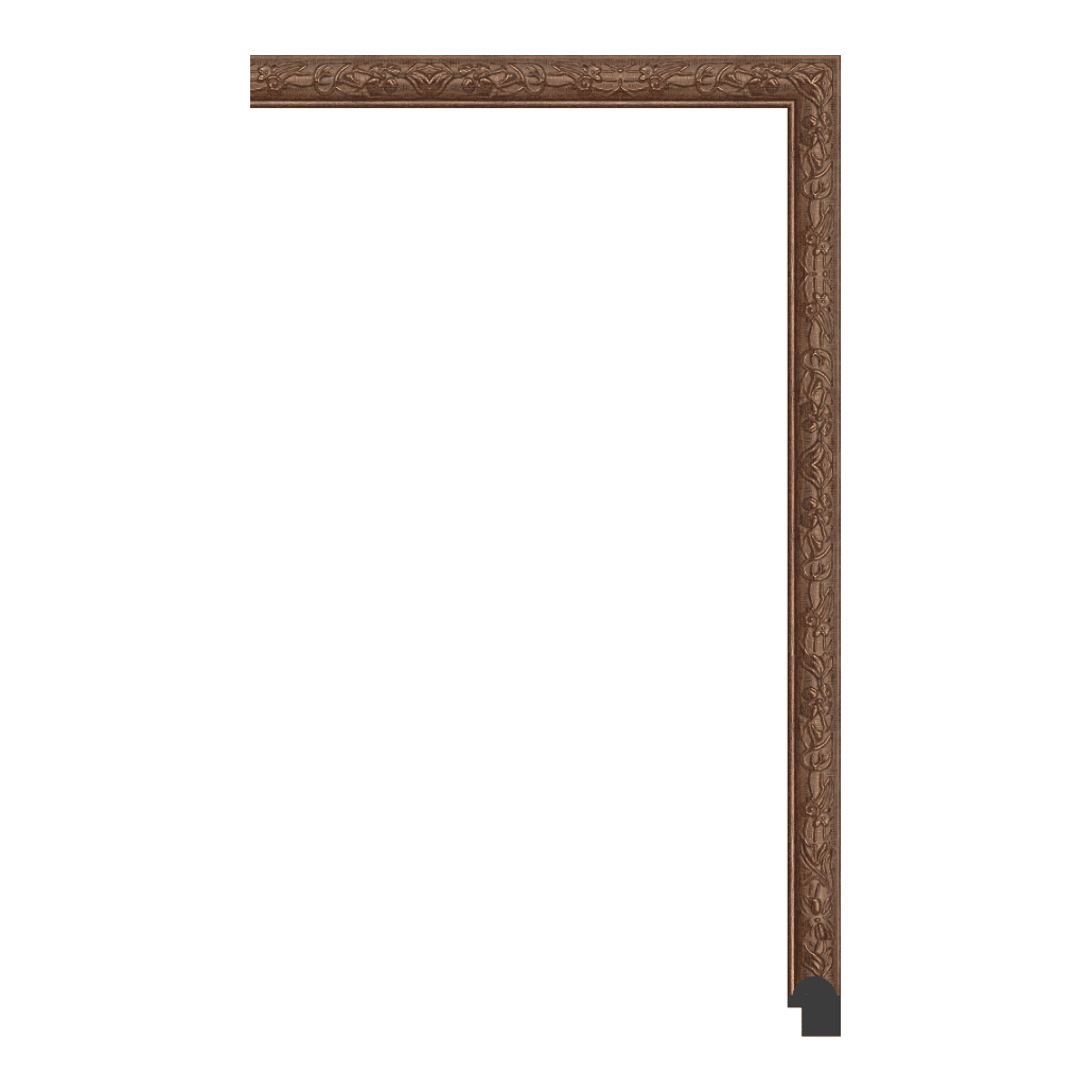 P8408-ZB-347 — 2.05cm Gold PS Bilderrahmenleiste