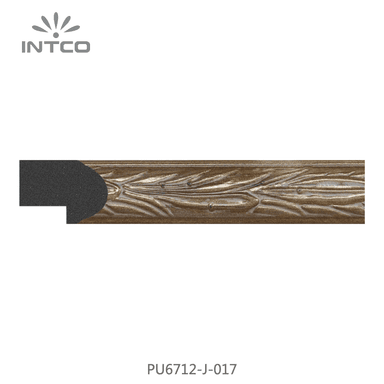 PU6712-J-017 — 2.54cm Silber PS Bilderrahmenleiste