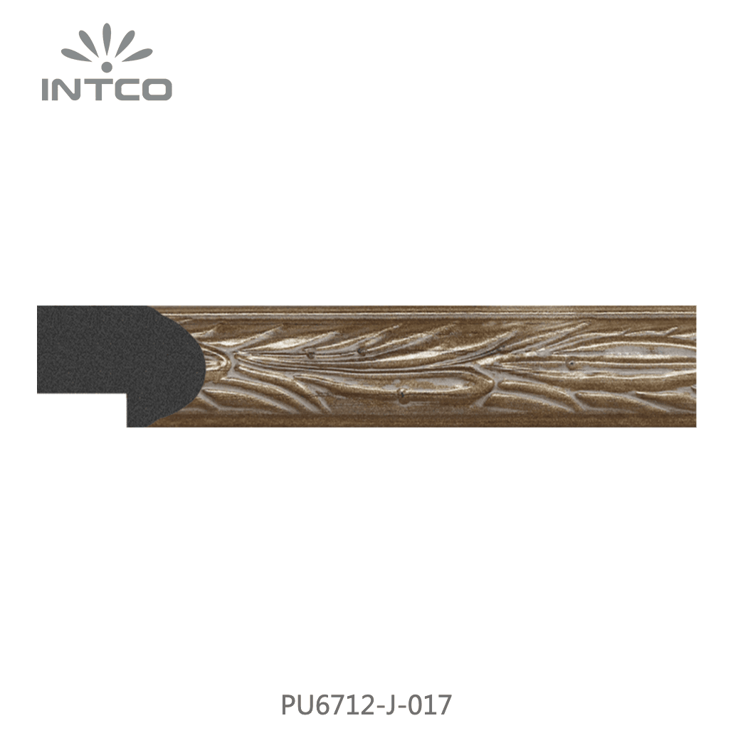 PU6712-J-017 — 2.54cm Silber PS Bilderrahmenleiste
