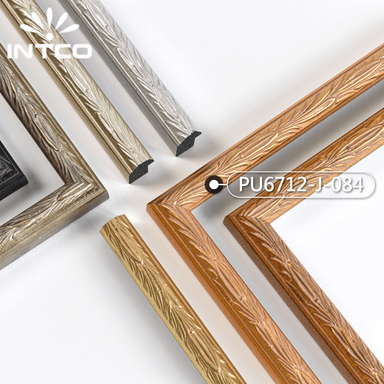 PU6712-J-084 — 2.54cm Gold PS Bilderrahmenleiste
