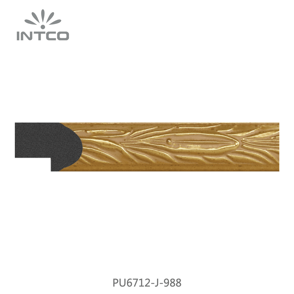 PU6712-J-988 — 2.54cm Doré PS Baguette d'Encadrement