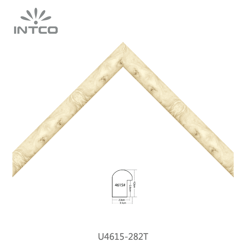 U4615-282T — 3.1cm Natur PS Bilderrahmenleiste