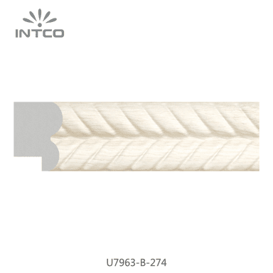 U7963-B-274 — 3.81cm Natur PS Bilderrahmenleiste