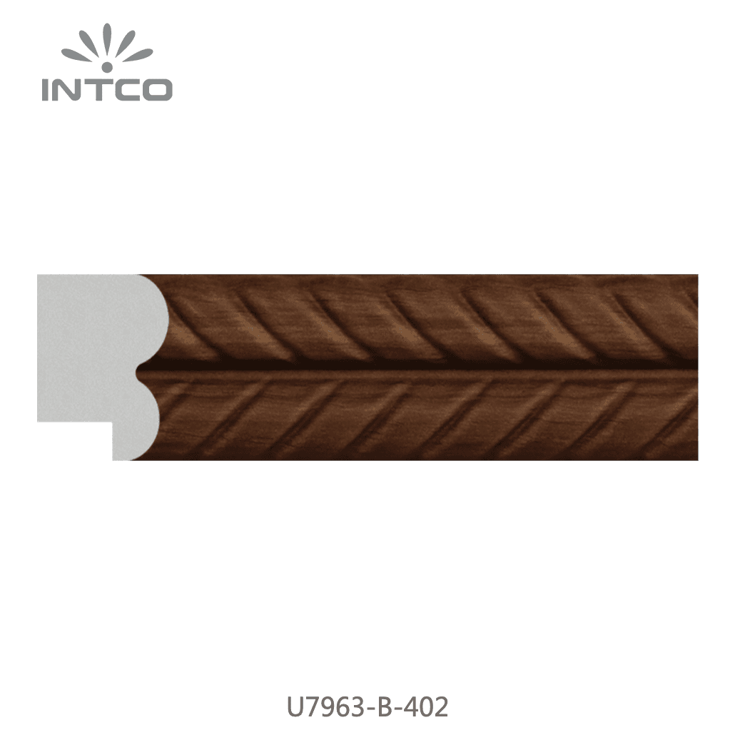 U7963-B-402 — 3.81cm Natur PS Bilderrahmenleiste