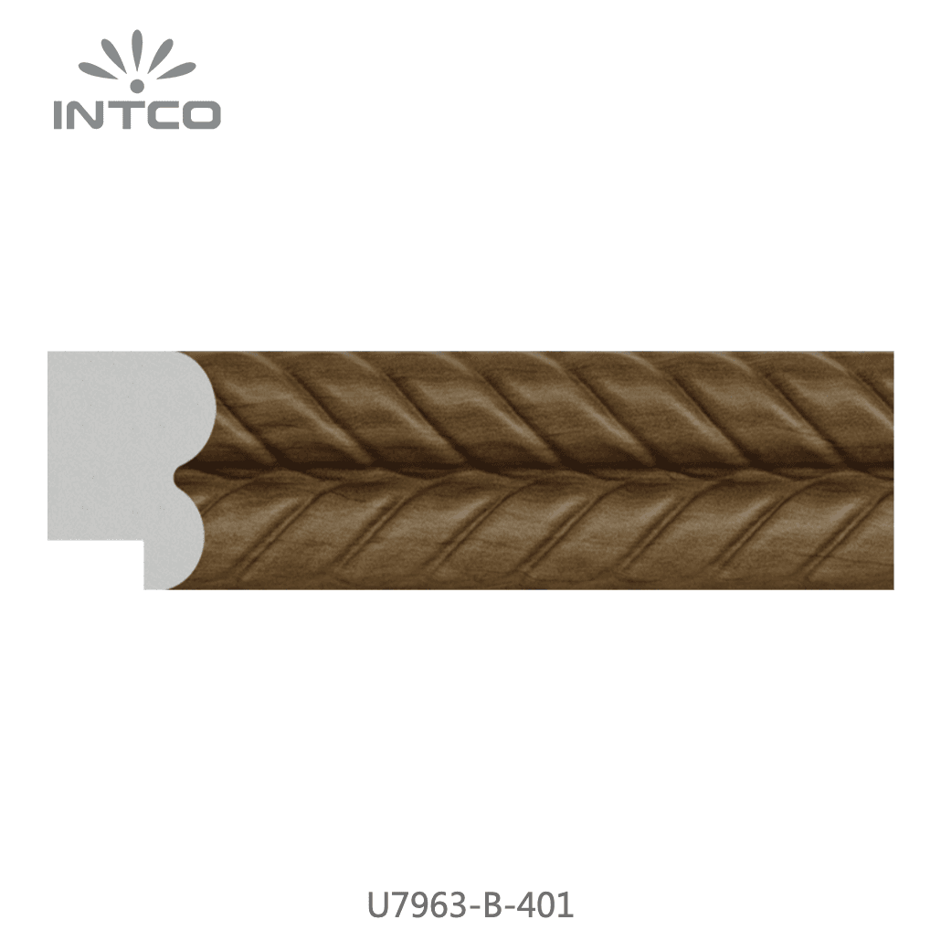 U7963-B-401 — 3.81cm Natur PS Bilderrahmenleiste