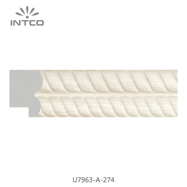 U7963-A-274 — 3.81cm Natur PS Bilderrahmenleiste