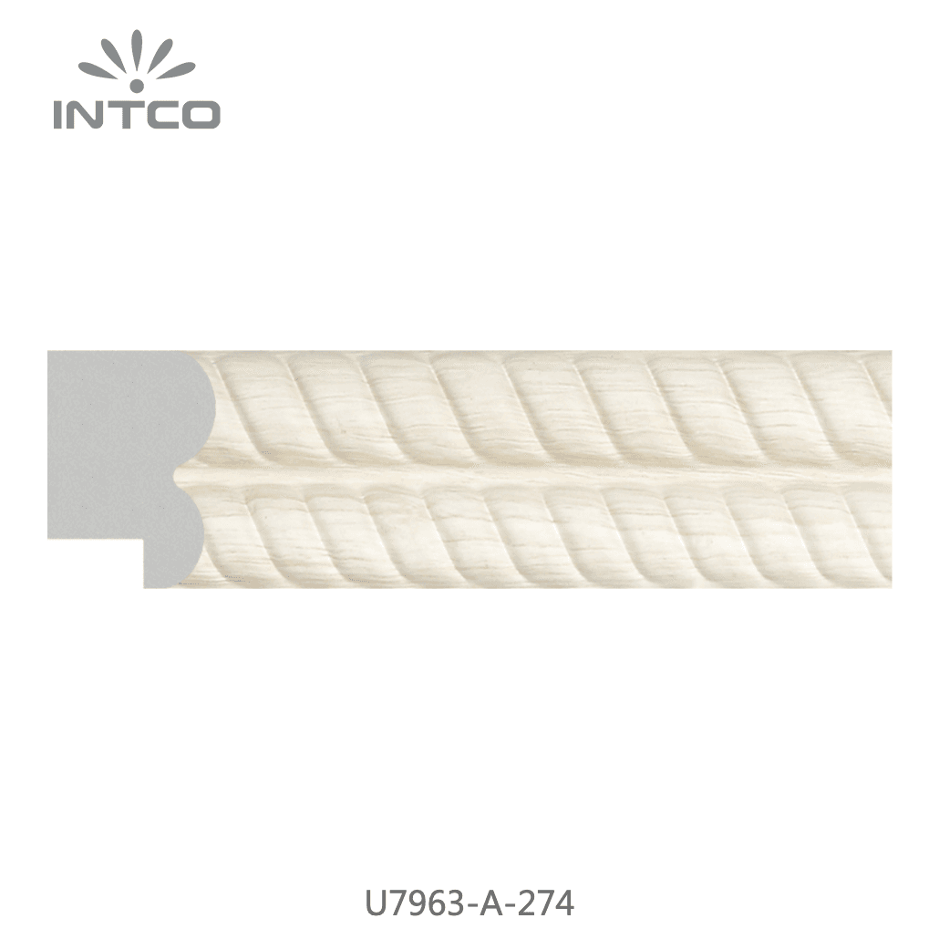 U7963-A-274 — 3.81cm Natur PS Bilderrahmenleiste