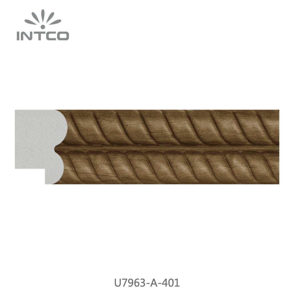 U7963-A-401 — 3.81cm Natur PS Bilderrahmenleiste