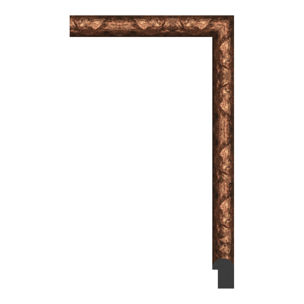 U4615-B-085T — 3.1cm Bronze PS Bilderrahmenleiste