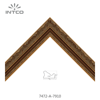 7472-A-7910 — 6cm Doré PS Baguette d'Encadrement