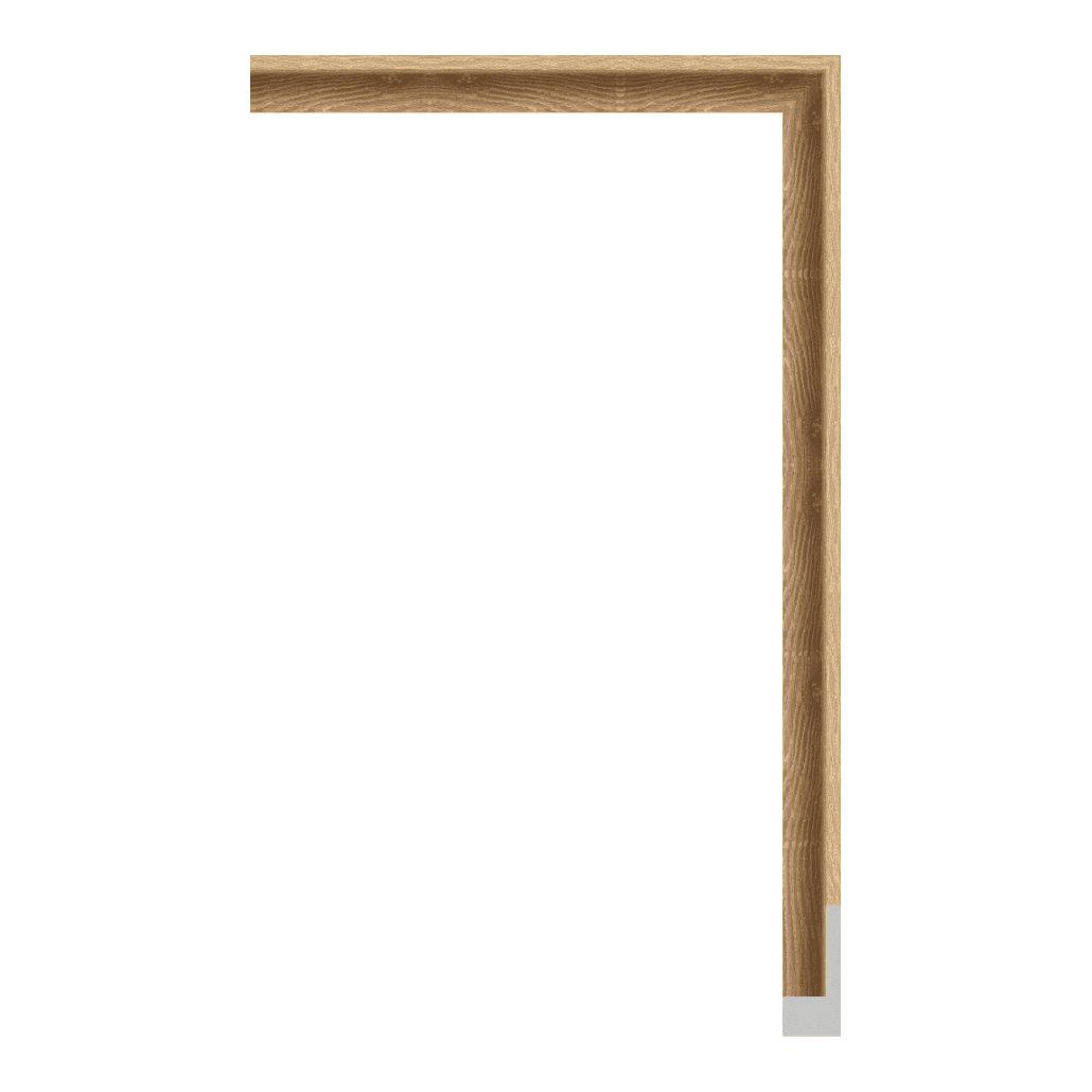 2920-W116T — 2.3cm Natur PS Bilderrahmenleiste