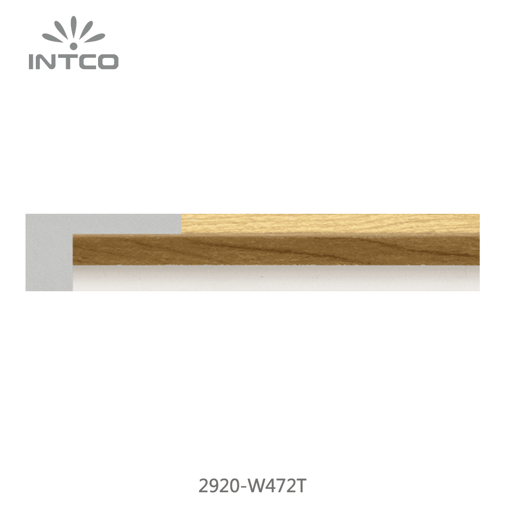 2920-W472T — 2.3cm Natur PS Bilderrahmenleiste