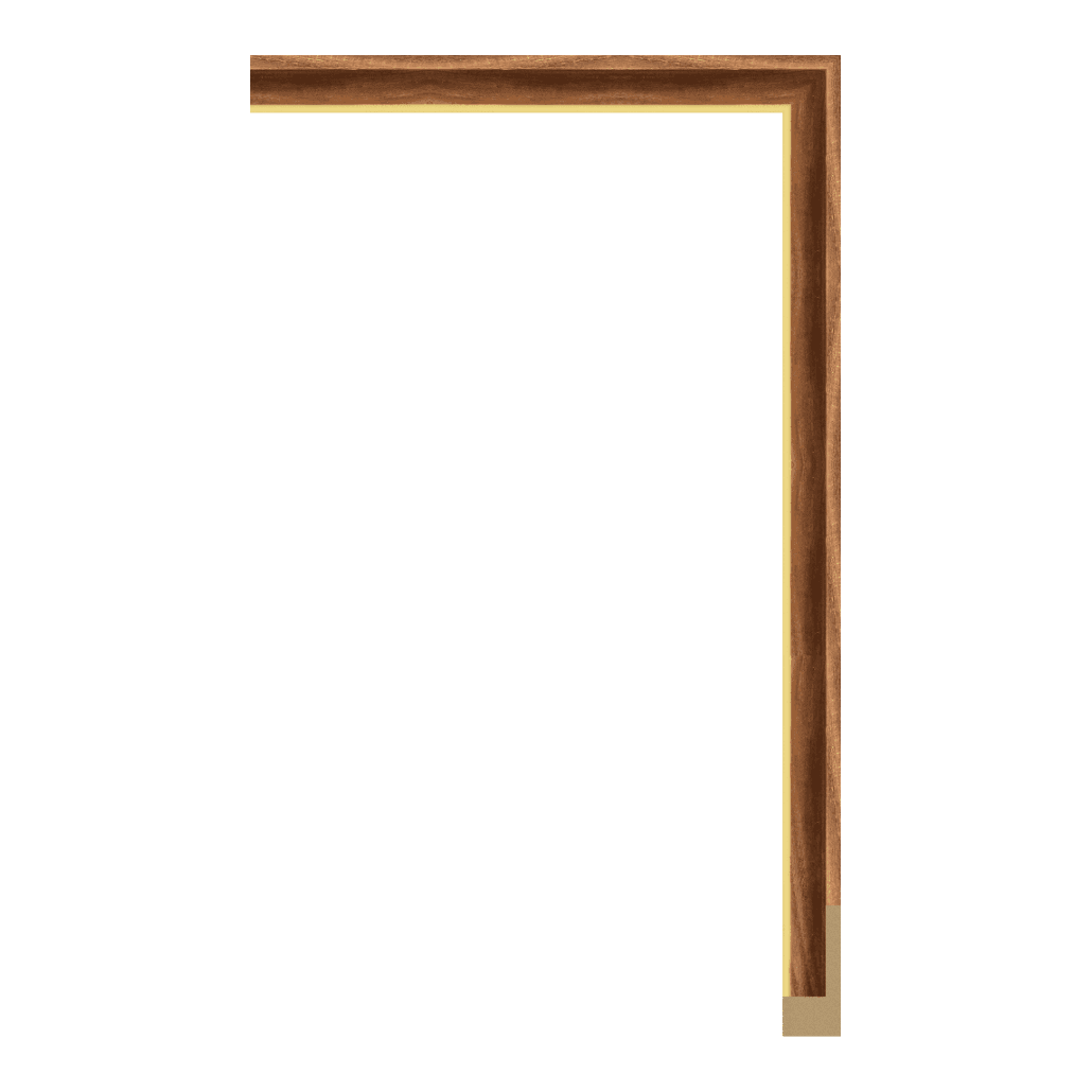 2920-W813T — 2.3cm Natur PS Bilderrahmenleiste