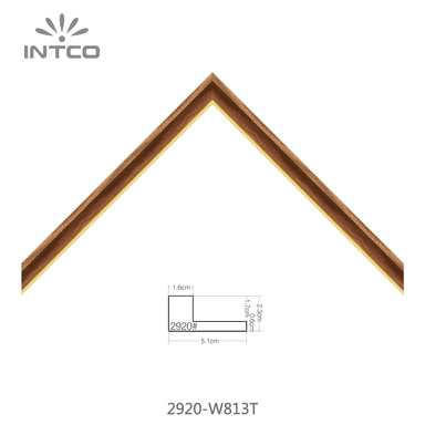 2920-W813T — 2.3cm Naturel PS Baguette d'Encadrement