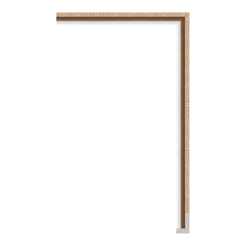 6501-W116T — 2.26cm Natur PS Bilderrahmenleiste