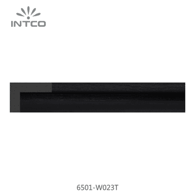 6501-W023T — 2.26cm Schwarz PS Bilderrahmenleiste