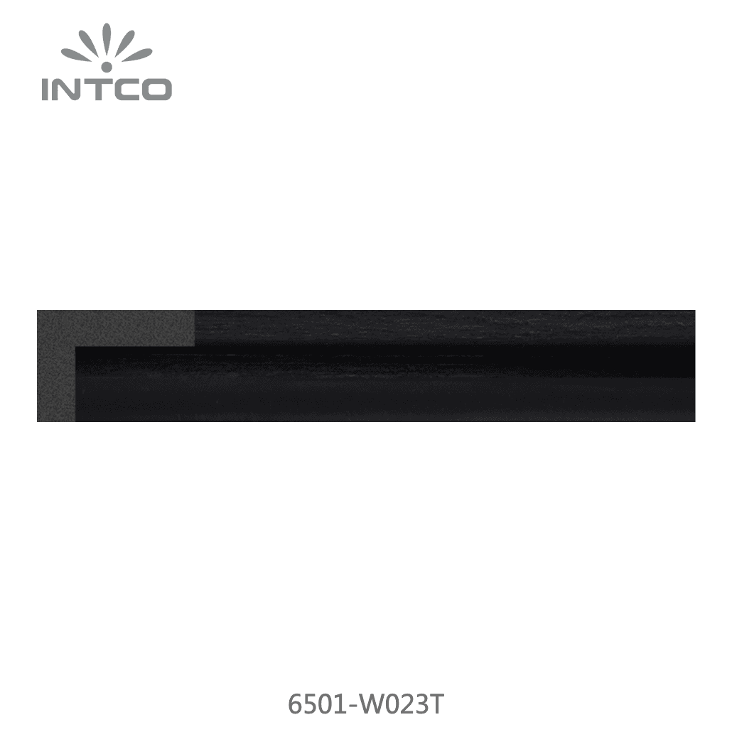 6501-W023T — 2.26cm Schwarz PS Bilderrahmenleiste