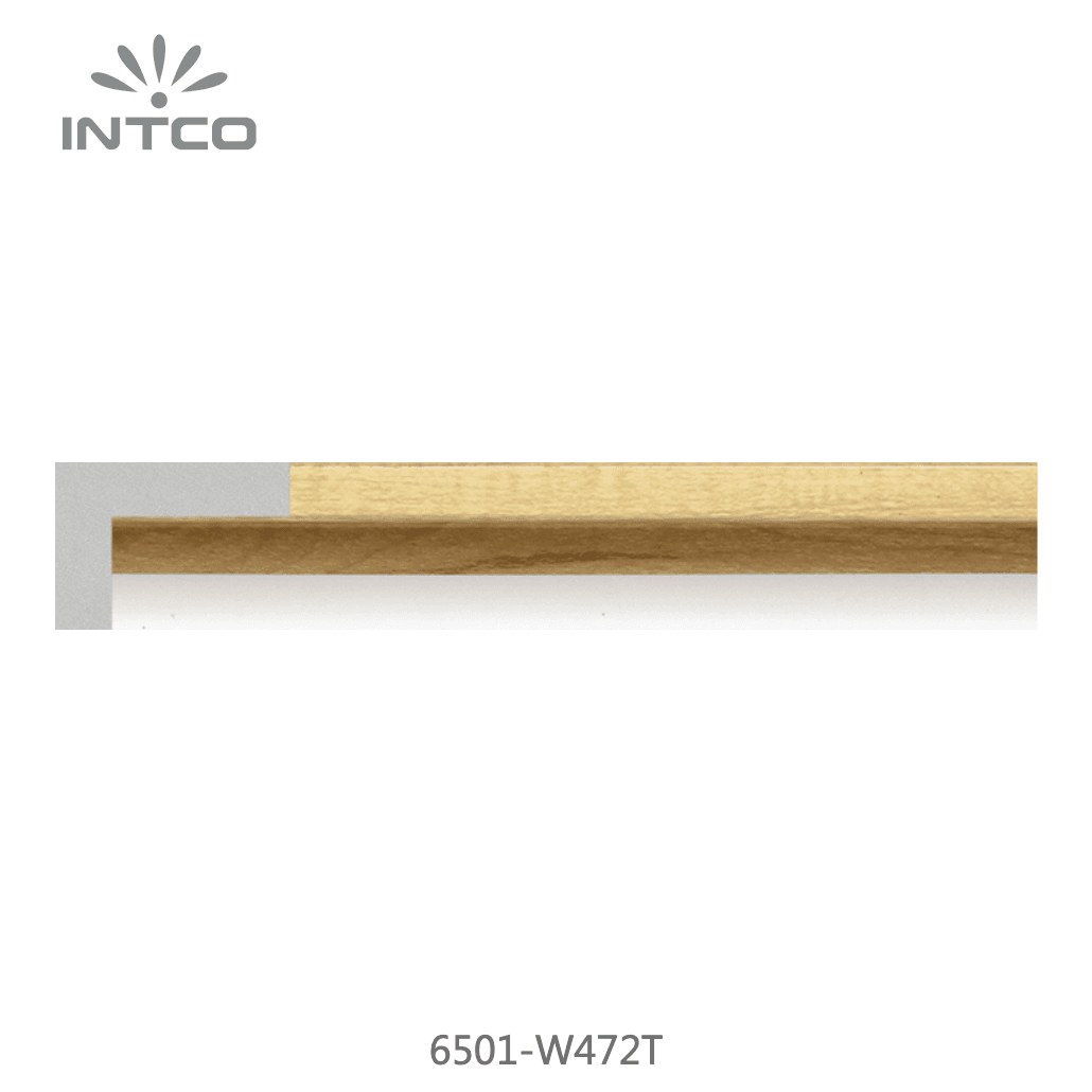 6501-W472T — 2.26cm Natur PS Bilderrahmenleiste