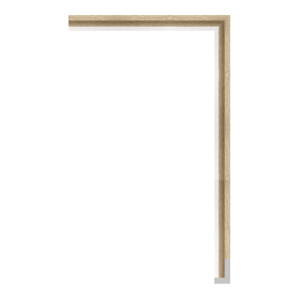 6501-W531T — 2.26cm Natur PS Bilderrahmenleiste
