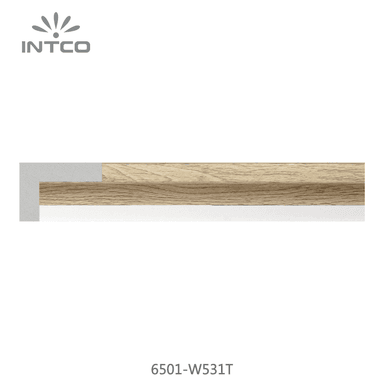 6501-W531T — 2.26cm Natur PS Bilderrahmenleiste
