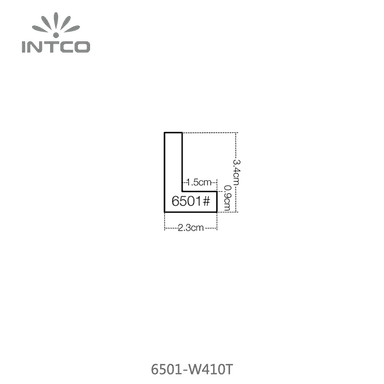 6501-W410T — 2.26cm Natur PS Bilderrahmenleiste