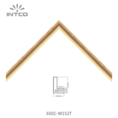 6501-W152T — 2.26cm Natur PS Bilderrahmenleiste