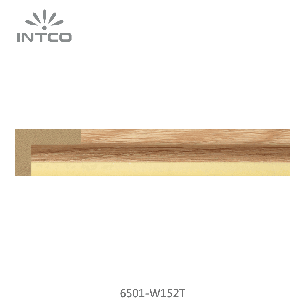 6501-W152T — 2.26cm Natur PS Bilderrahmenleiste