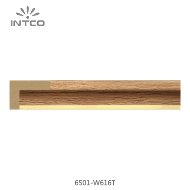 6501-W616T — 2.26cm Natur PS Bilderrahmenleiste