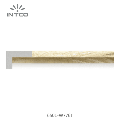 6501-W776T — 2.26cm Natur PS Bilderrahmenleiste