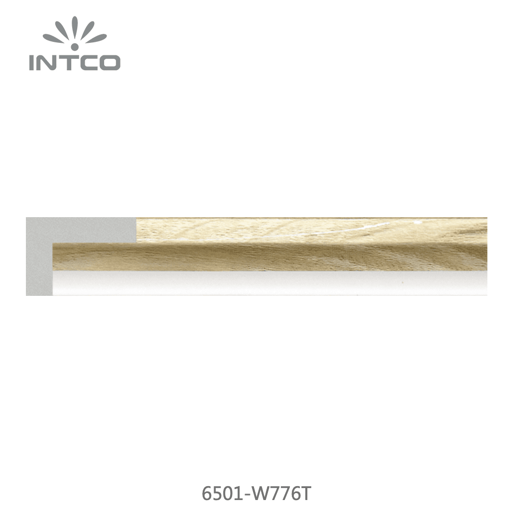 6501-W776T — 2.26cm Natur PS Bilderrahmenleiste