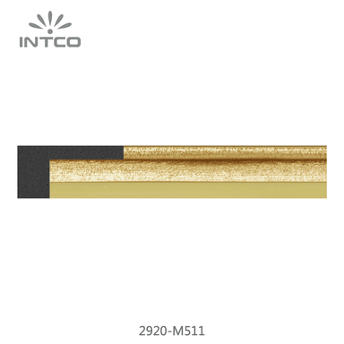 2920-M511 — 2.3cm Gold PS Bilderrahmenleiste