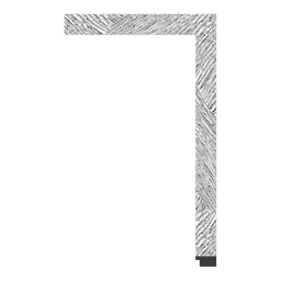 Ps Picture Frame Moulding,7000-K-019S,3.1799998W Picture Frame Moulding