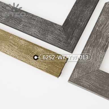 6252-WK-YW-013 — 7.05cm Gold PS Bilderrahmenleiste