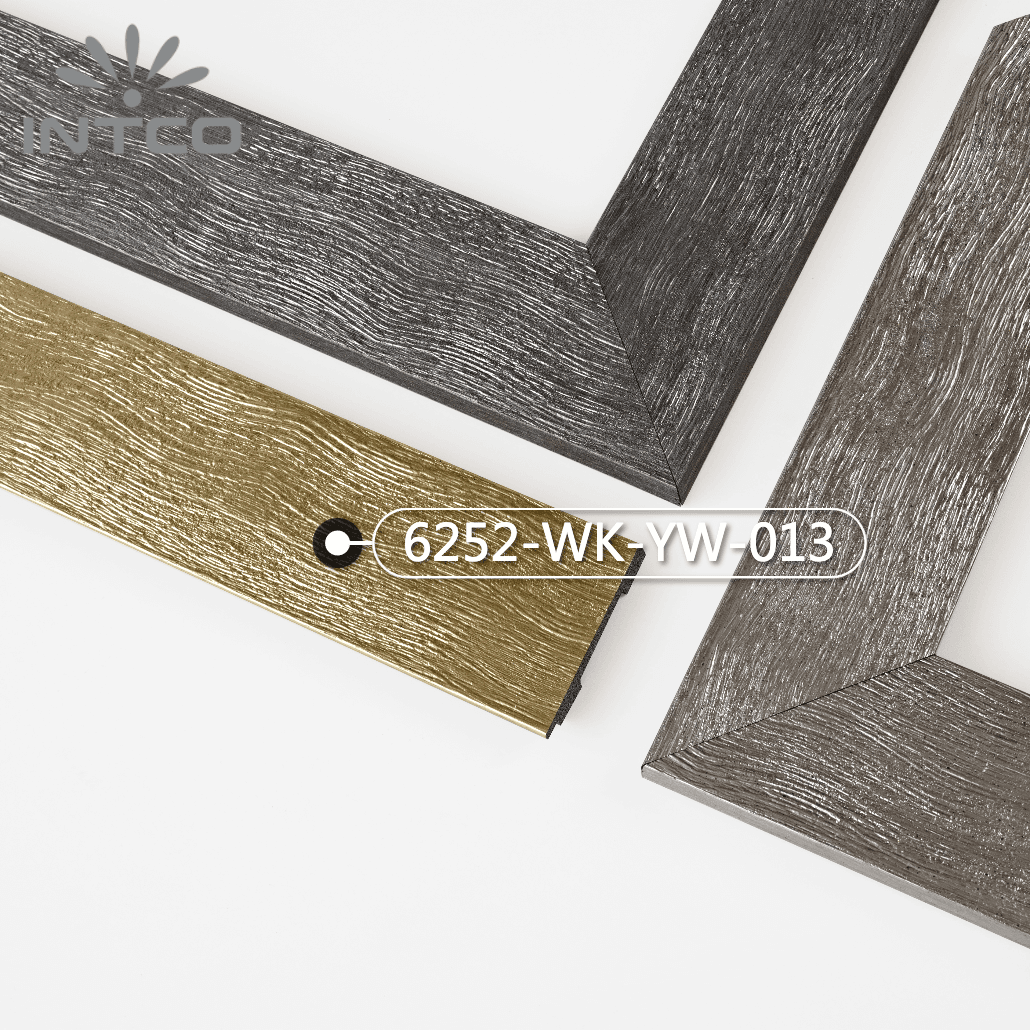 6252-WK-YW-013 — 7.05cm Gold PS Bilderrahmenleiste