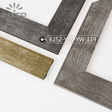 6252-WK-YW-119 — 7.05cm Silber PS Bilderrahmenleiste