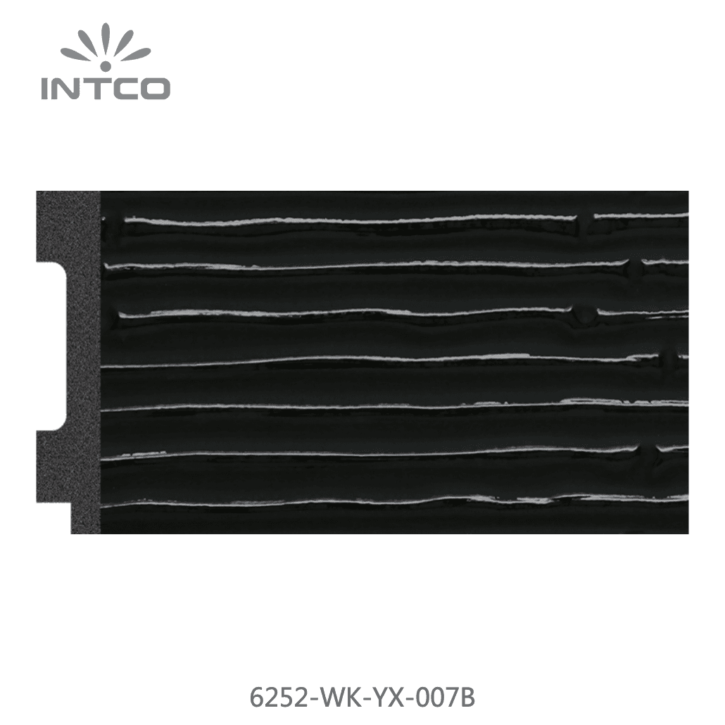 6252-WK-YX-007B — 7.05cm Schwarz PS Bilderrahmenleiste