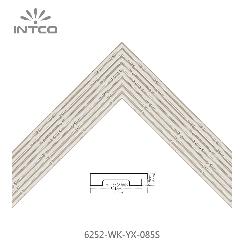 6252-WK-YX-085S — 7.05cm PS Moldura para Quadro