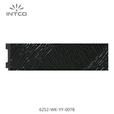 6252-WK-YY-007B — 7.05cm Schwarz PS Bilderrahmenleiste
