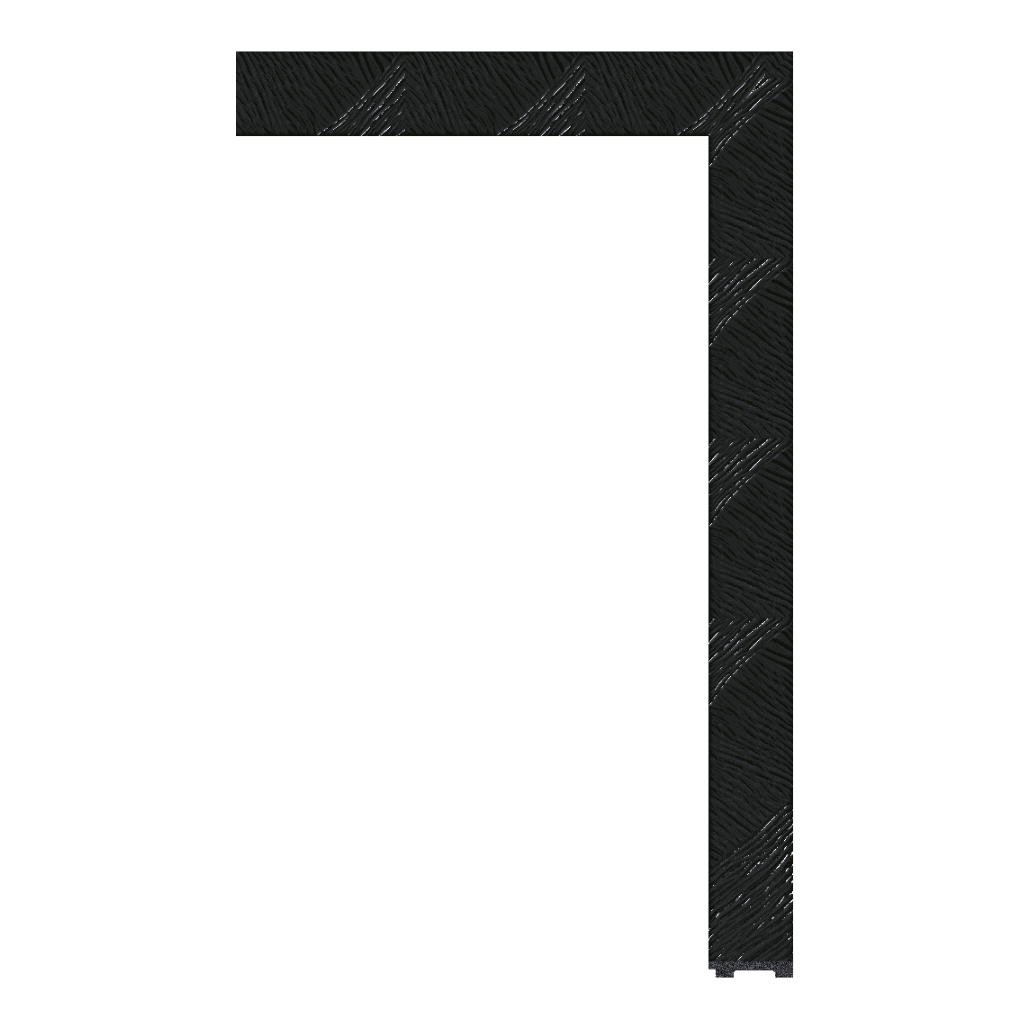 6252-WK-YY-007B — 7.05cm Schwarz PS Bilderrahmenleiste