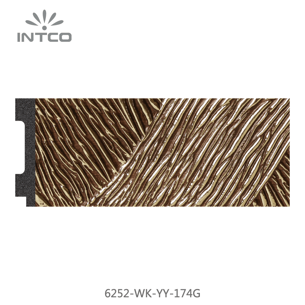 6252-WK-YY-174G — 7.05cm Bronze PS Moldura para Quadro