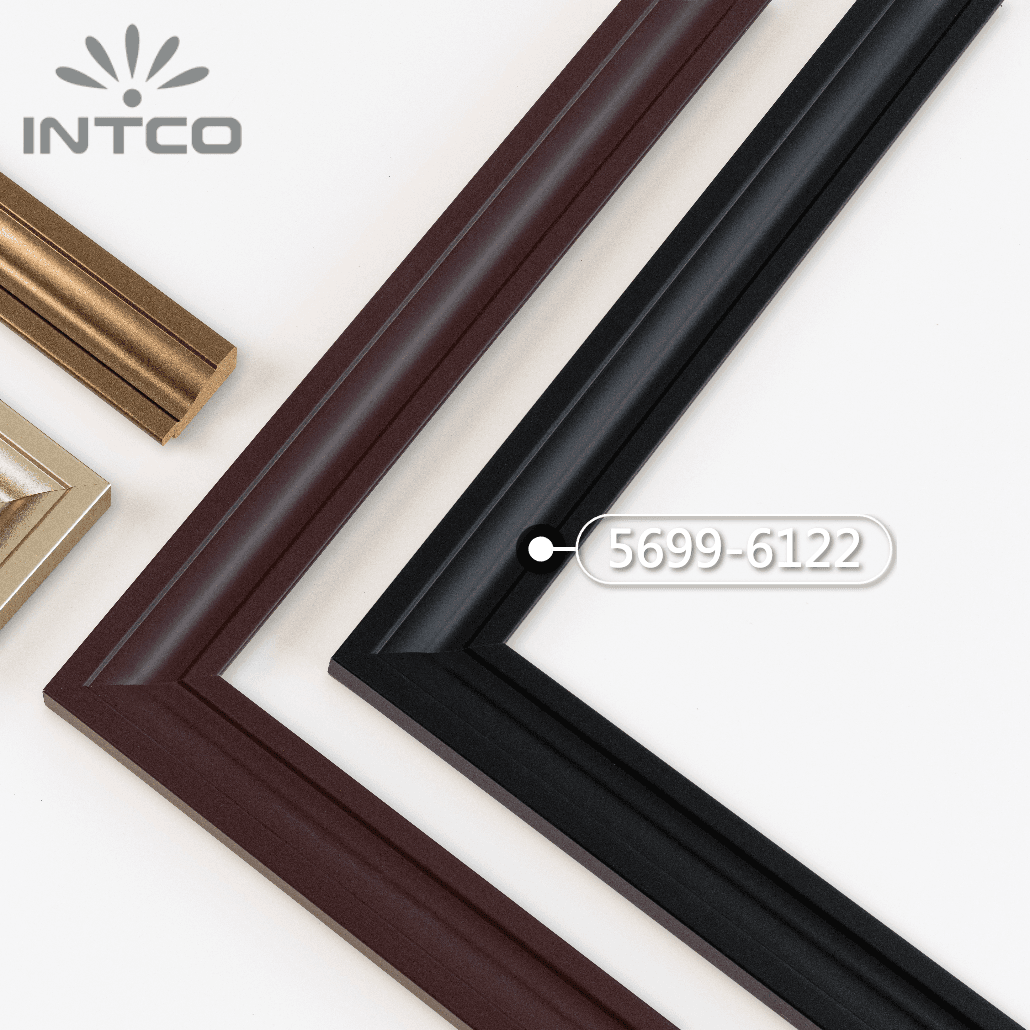 5699-6122 — 3.68cm Black PS Picture Frame Moulding