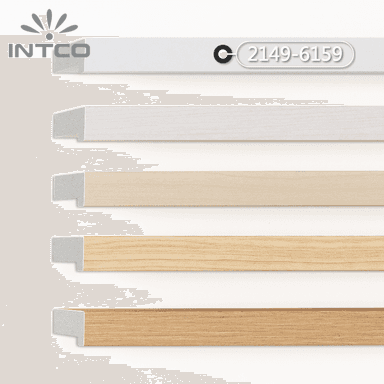 2149-6159 — 2.54cm Blanc PS Baguette d'Encadrement