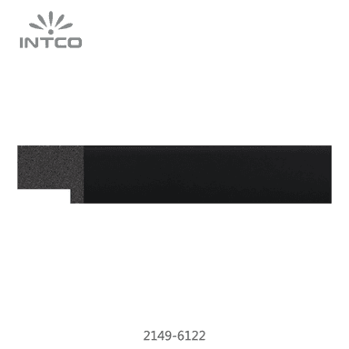 2149-6122 — 2.54cm Schwarz PS Bilderrahmenleiste
