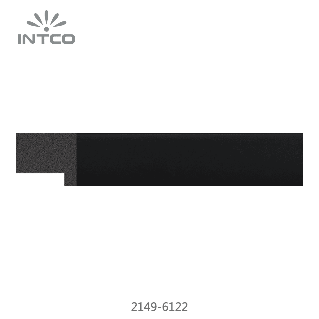 2149-6122 — 2.54cm Schwarz PS Bilderrahmenleiste
