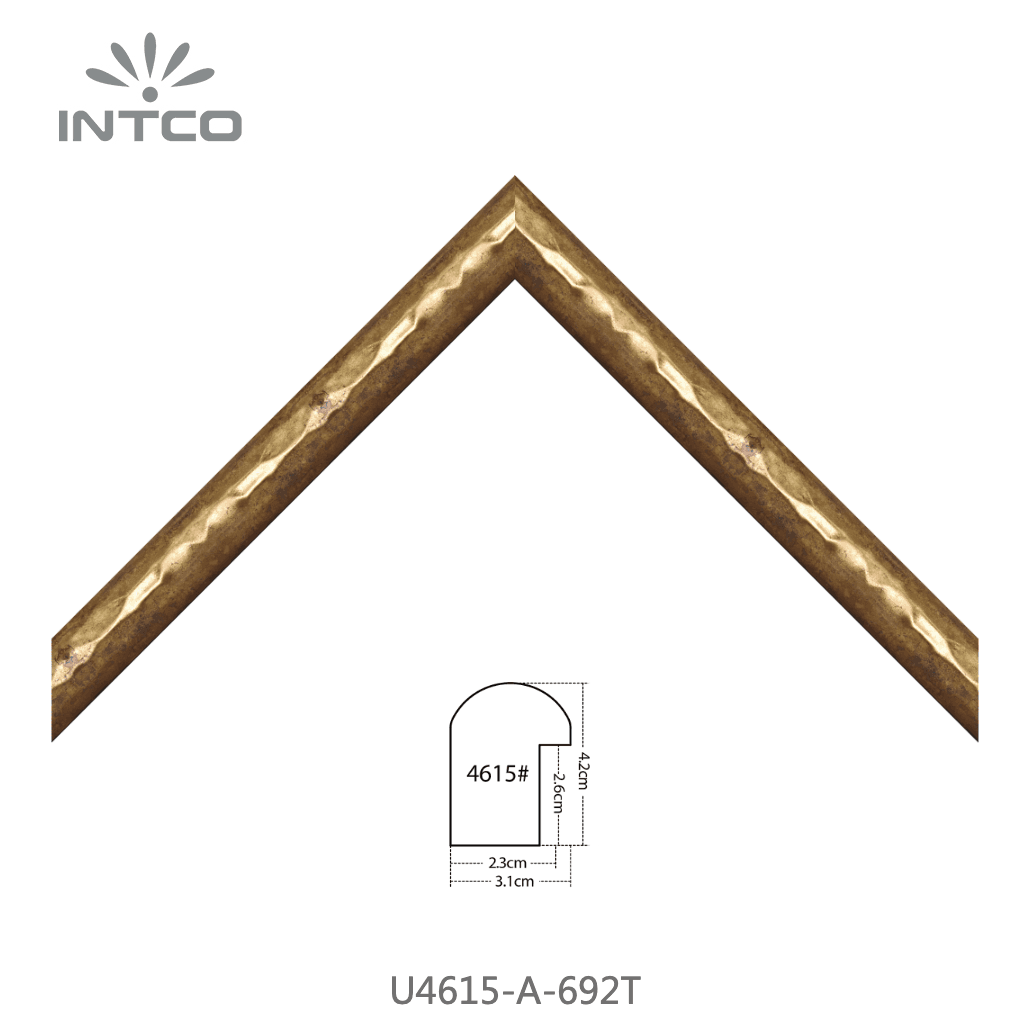 U4615-A-692T — 3.1cm Doré PS Baguette d'Encadrement