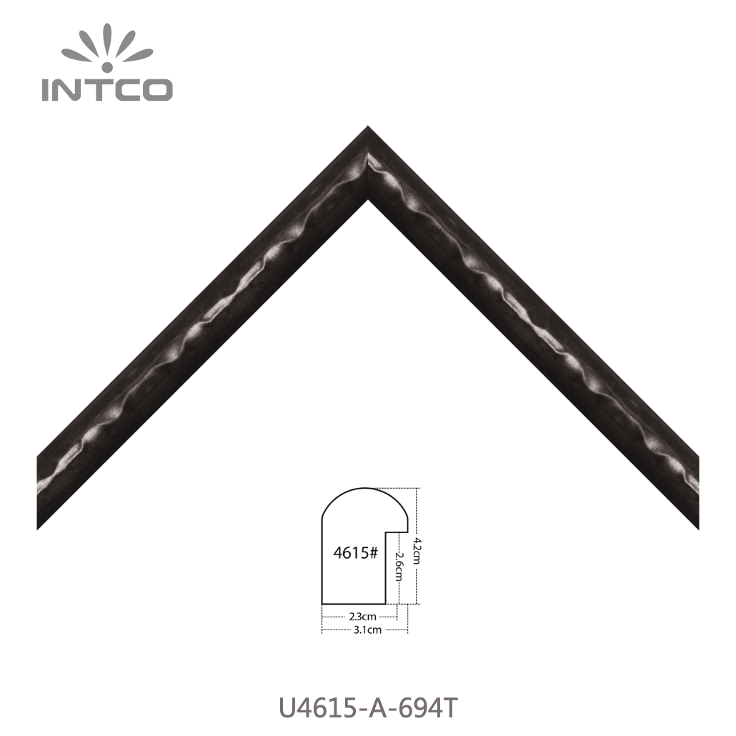 U4615-A-694T — 3.1cm Bronze PS Baguette d'Encadrement